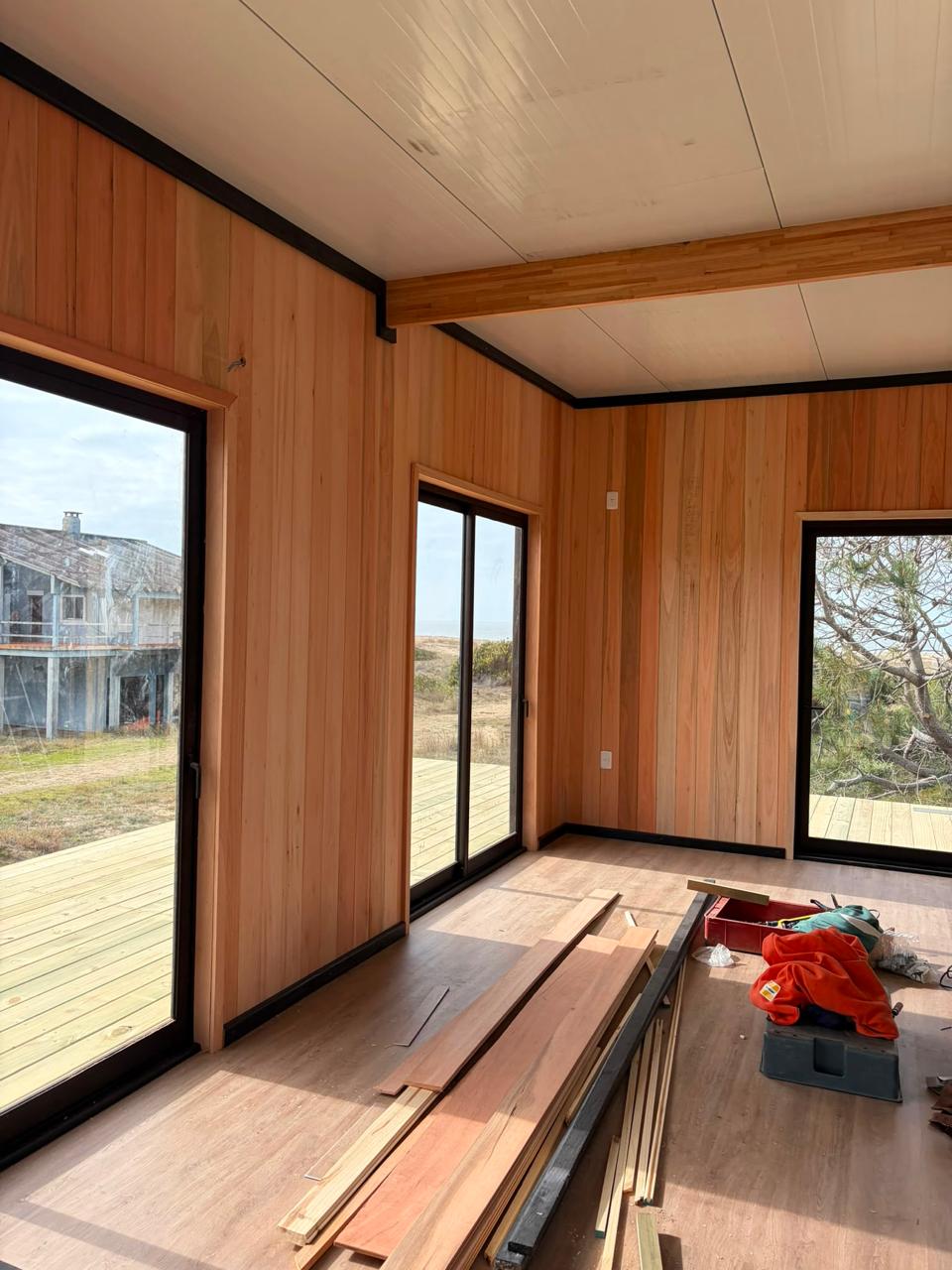 Casa de madera construida por Casas del Mar en Uruguay - obra 71