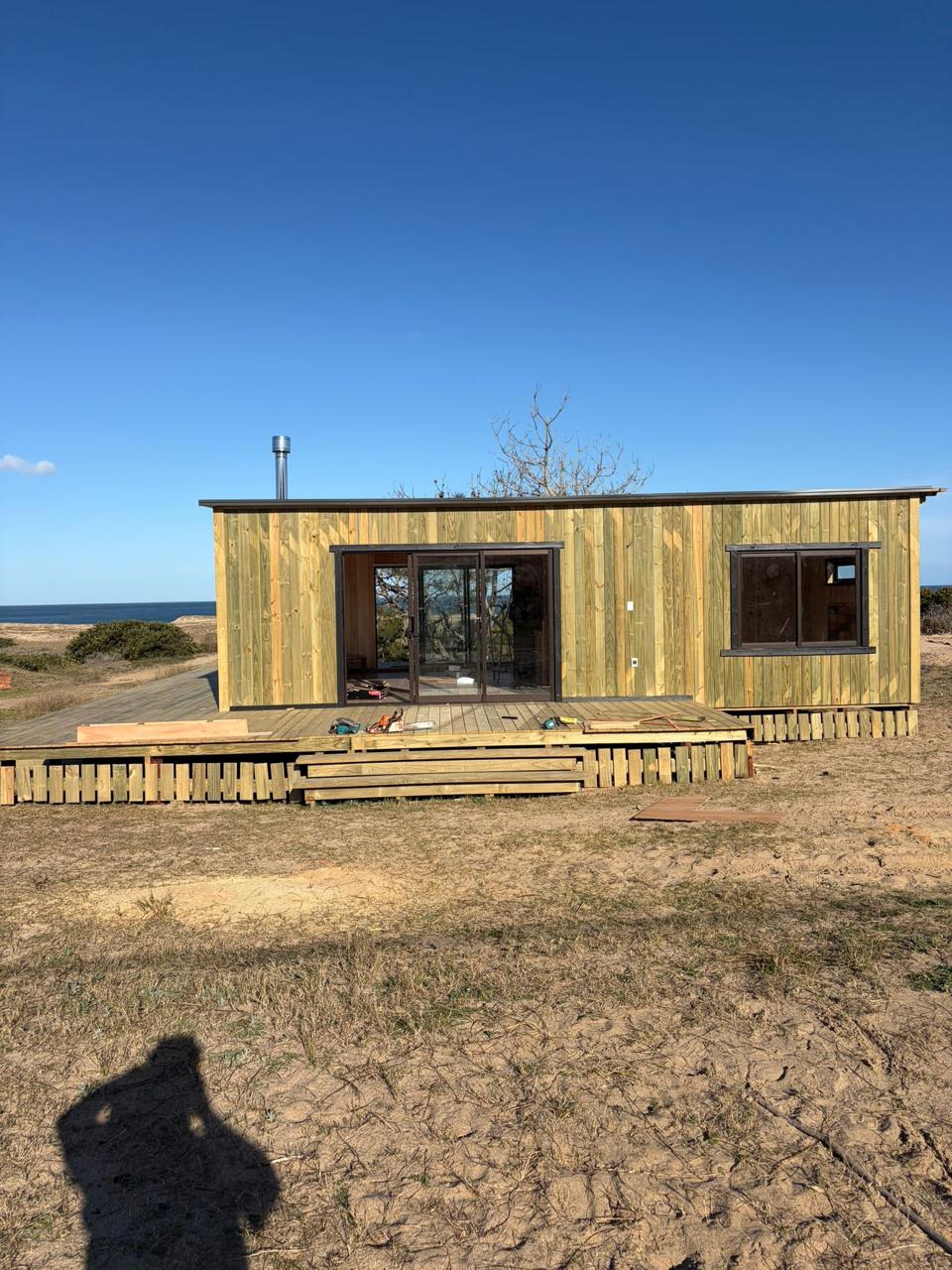 Casa de madera construida por Casas del Mar en Uruguay - obra 80